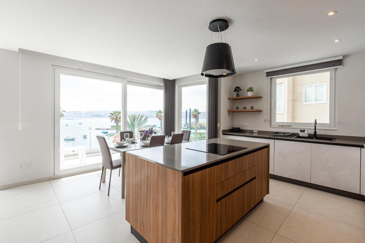 Seafront Luxury Apartment St. Paul's Bay Ngoại thất bức ảnh